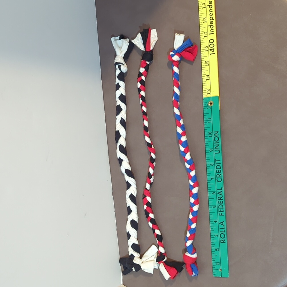 Handmade Dog Rope Knots 3 large size Tug Toys New - Picture 2 of 2
